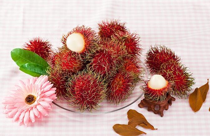 水果紅毛丹圖片大全 紅毛丹和荔枝區(qū)別對比圖