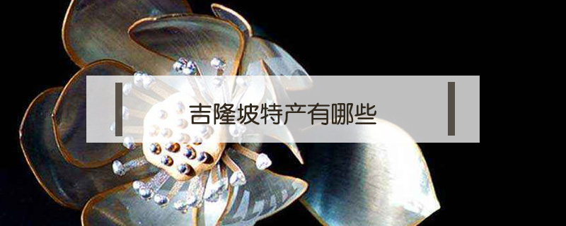 吉隆坡特產(chǎn)有哪些